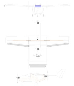 Cessna 337 (Plan and Parts)