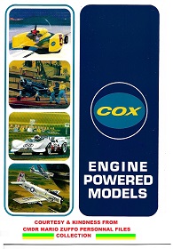 Cox Model & Engines Line (Estimated 1967)