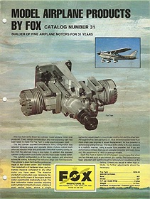 Fox Engines 1979 catalog