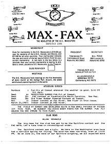 Max Fax Newsletter 1986 09/10
