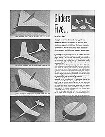 Gliders Five Article, M.A.N. May 1955