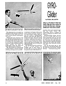 Gyro Glider (Plan and Article)