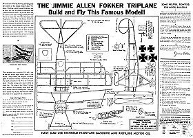 Fokker Triplane 12" Jimmy Allen