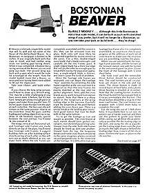 Bostonian Beaver - Model Builder Article