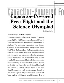 Capacitor-Powered FF and Science Olympiad