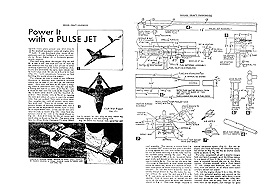 Pulse Jet Plane and Engine (Plan and Article)