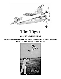 Tiger (Article and Plan)