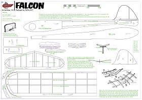 Aeroflyte Falcon (Redrawn A2 size)