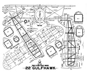 Grumman Gulfhawk - Ace Whitman 1938 22" Span (Plans and Printwood)