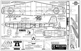Mustang 27" (Plan, Parts and Vector Decals)