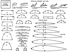 Guillow's - P-39 Airacobra Parts 1940 - Kit 101DC (2 of 3)