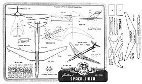 Guillow's - Space Liner - Kit # SS4