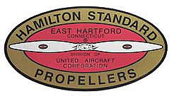 Decal Hamilton Standard company logo
