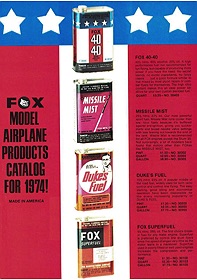 Fox Mfg Company 1974 Catalog