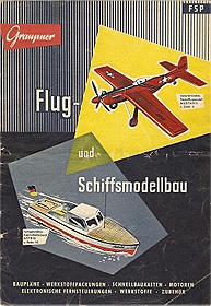Graupner Catalog 1959
