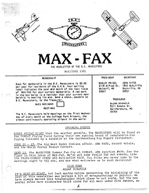 Max Fax Newsletter 1981 05/06