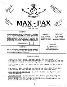 Max Fax Newsletter 1982 01/02