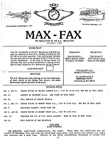 Max Fax Newsletter 1984 11/12