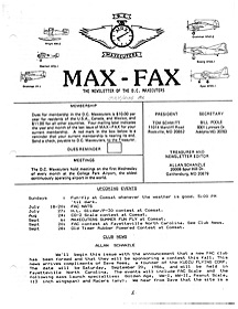 Max Fax Newsletter 1986 07/08