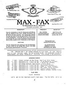 Max Fax Newsletter 1987-11/12