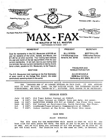 Max Fax Newsletter 1987-9/10