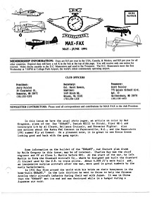 Max Fax Newsletter 1991-05/06
