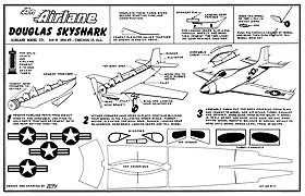 Airlane Douglas A2D Skyshark (Plan, Inst and Parts) **Updated with parts sheet done using CAD software. 2-21-17**