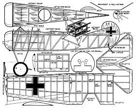 Fokker D8 Flying Razor - 1952 Grzesczak (Plan and Article)