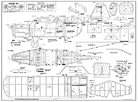Auster B4 Air Ambulance (Plan and Article)