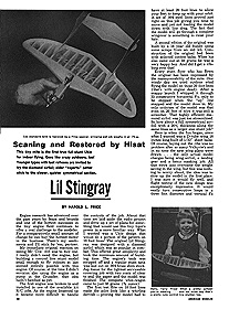 Lil Stingray - Not Full Size (Plan and Article)