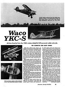 WACO YKC-S Article (2 of 2)