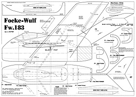 Focke Wulf Ta 183 Semi scale