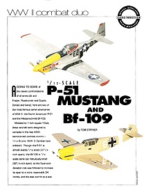 World War II Combat Duo. P-51D and BF-109 Article