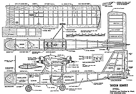Tandem Bomber Plan and Parts