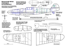 Messerschmitt 109 G-6 (No-cal Peanut) - Updated 12/02/18
