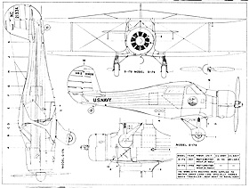 Beechcraft Model 17 Staggerwing (3 view and Article)