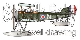 Sopwith Baby 3-view drawings 1:48 and 1:72