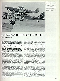 Profile 248 - de Havilland DH9A