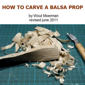How to carve a balsa prop, a tutorial by Wout Moerman