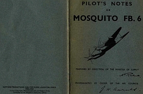 Pilot Notes Mosquito FB. 6