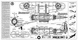 Douglas SBD-1 Dauntless - Ace Whitman 15 Inch Span (Plans, Printwood and Decals)